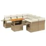 Juego de sofás de jardín con cojines beige 8 pzas ratán PE de , Conjuntos de jardín - Ref: Foro24-3271681, Precio: 660,33 €, ...