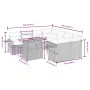 Gartensofagarnitur mit beigen Kissen, 8-teilig, aus PE-Rattan. von , Gartensets - Ref: Foro24-3271681, Preis: 660,33 €, Rabat...