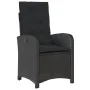 Set de comedor de jardín 7 pzas y cojines ratán sintético negro de , Conjuntos de jardín - Ref: Foro24-3212275, Precio: 908,1...