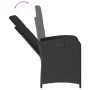 Set de comedor de jardín 9 pzas y cojines ratán sintético negro de , Conjuntos de jardín - Ref: Foro24-3212277, Precio: 1,00 €