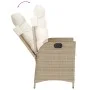 Garden dining set 5 pieces with beige synthetic rattan cushions by , Garden sets - Ref: Foro24-3213238, Price: 693,54 €, Disc...