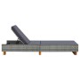 Sonnenliege mit synthetischem Rattankissen grau von vidaXL, Liegen - Ref: Foro24-310473, Preis: 156,82 €, Rabatt: %