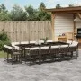 Garden dining set with 15-piece synthetic brown rattan cushions by , Garden sets - Ref: Foro24-3211593, Price: 974,07 €, Disc...