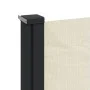 Retractable cream side awning 180x500 cm by , Umbrellas - Ref: Foro24-4004445, Price: 98,78 €, Discount: %
