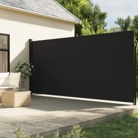 Retractable black side awning 220x300 cm by , Umbrellas - Ref: Foro24-4004369, Price: 112,81 €, Discount: %