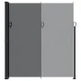 Retractable black side awning 220x300 cm by , Umbrellas - Ref: Foro24-4004369, Price: 121,04 €, Discount: %