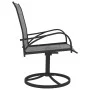 Gartendrehstühle 2 Stück Textilene und grauer Stahl von vidaXL, Gartenstühle - Ref: Foro24-312167, Preis: 199,24 €, Rabatt: %