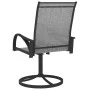 Gartendrehstühle 2 Stück Textilene und grauer Stahl von vidaXL, Gartenstühle - Ref: Foro24-312167, Preis: 199,24 €, Rabatt: %
