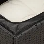 Garden sofa set, 6 pieces, with black synthetic rattan cushions. by , Garden sets - Ref: Foro24-3255811, Price: 385,39 €, Dis...