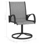 Gartendrehstühle 2 Stück Textilene und grauer Stahl von vidaXL, Gartenstühle - Ref: Foro24-312167, Preis: 199,24 €, Rabatt: %