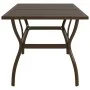 Gartentisch aus braunem Stahl 140x80x72 cm von vidaXL, Gartentische - Ref: Foro24-312280, Preis: 152,74 €, Rabatt: %