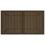 Mesa de jardín de acero marrón 140x80x72 cm de vidaXL, Mesas de jardín - Ref: Foro24-312280, Precio: 150,69 €, Descuento: %