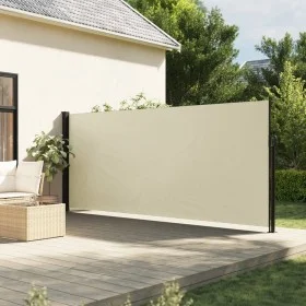 Retractable cream side awning 160x500 cm by , Umbrellas - Ref: Foro24-4004430, Price: 91,19 €, Discount: %