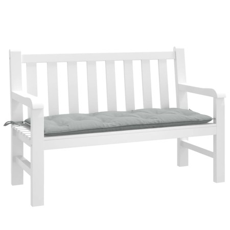 Kissen für Gartenbank aus hellgrauem Melange-Stoff 120x50x7 cm. von , Kissen für Stühle und Sofas - Ref: Foro24-4002542, Prei...