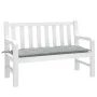 Kissen für Gartenbank aus hellgrauem Melange-Stoff 120x50x7 cm. von , Kissen für Stühle und Sofas - Ref: Foro24-4002542, Prei...