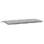 Kissen für Gartenbank aus hellgrauem Melange-Stoff 120x50x7 cm. von , Kissen für Stühle und Sofas - Ref: Foro24-4002542, Prei...