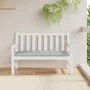 Cushion for garden bench in light gray melange fabric 120x50x7 cm by , Cushions for chairs and sofas - Ref: Foro24-4002542, P...