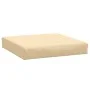 Cojines para sofá de palets 2 uds tela beige melange de , Cojines para sillas y sofás - Ref: Foro24-4002644, Precio: 48,70 €,...