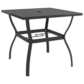 Anthracite gray steel garden table 81.5x81.5x72 cm by vidaXL, Garden tables - Ref: Foro24-312168, Price: 120,62 €, Discount: %