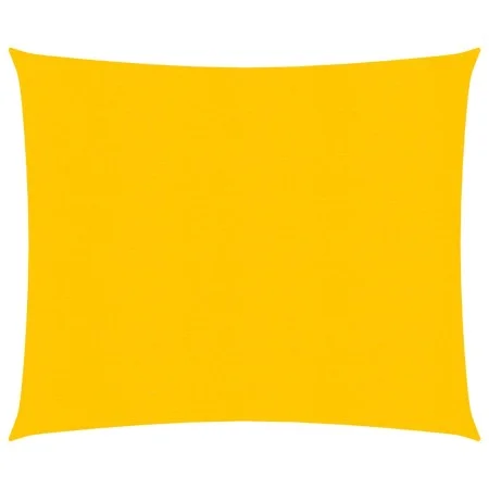 Rectangular HDPE yellow shade sail 160 g/m² 2x2.5 m by , Umbrellas - Ref: Foro24-311556, Price: 21,73 €, Discount: %