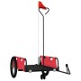 Fahrradanhänger aus Oxford-Stoff und rotem und schwarzem Eisen. von , Fahrradanhänger - Ref: Foro24-94195, Preis: 104,83 €, R...