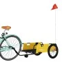 Remolque para bicicletas tela Oxford y hierro amarillo y negro de , Remolques para bicicletas - Ref: Foro24-94197, Precio: 10...