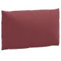 Cushions for pallet sofa 2 units in red wine melange fabric by , Cushions for chairs and sofas - Ref: Foro24-4002650, Price: ...