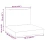 Cushions for pallet sofa 2 units in red wine melange fabric by , Cushions for chairs and sofas - Ref: Foro24-4002650, Price: ...