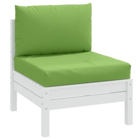 Cojines para sofá de palets 2 uds tela verde melange de , Cojines para sillas y sofás - Ref: Foro24-4002646, Precio: 39,51 €,...
