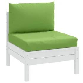 Cushions for pallet sofa 2 units green melange fabric by , Cushions for chairs and sofas - Ref: Foro24-4002646, Price: 39,19 ...