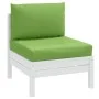 Cojines para sofá de palets 2 uds tela verde melange de , Cojines para sillas y sofás - Ref: Foro24-4002646, Precio: 39,51 €,...