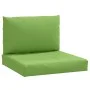 Cushions for pallet sofa 2 units green melange fabric by , Cushions for chairs and sofas - Ref: Foro24-4002646, Price: 39,19 ...