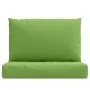 Cushions for pallet sofa 2 units green melange fabric by , Cushions for chairs and sofas - Ref: Foro24-4002646, Price: 39,19 ...