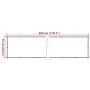 Sichtschutzzaun aus anthrazitgrauem PVC für den Garten, 300x75 cm von , Zaunpaneele - Ref: Foro24-4005372, Preis: 14,70 €, Ra...