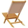 Gartenstühle 2 Stück Massivholz Akazie und Stoff in Grau-Taupe von , Gartenstühle - Ref: Foro24-367692, Preis: 109,76 €, Raba...