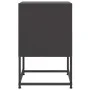 Mesita de noche acero negra 36x39x60,5 cm de , Mesitas de noche - Ref: Foro24-846446, Precio: 53,78 €, Descuento: %