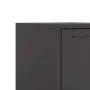 Mesita de noche acero negra 36x39x60,5 cm de , Mesitas de noche - Ref: Foro24-846446, Precio: 53,78 €, Descuento: %