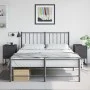 Bedside tables 2 units black steel 36x39x60.5 cm by , Nightstands - Ref: Foro24-846459, Price: 119,44 €, Discount: %