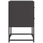 Nachttische 2 Stück, Schwarz, aus Stahl, 36x39x60,5 cm. von , Nachttische - Ref: Foro24-846459, Preis: 121,02 €, Rabatt: %