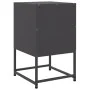 Bedside tables 2 units black steel 36x39x60.5 cm by , Nightstands - Ref: Foro24-846459, Price: 119,44 €, Discount: %