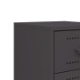 Mesitas de noche 2 uds acero negra 36x39x60,5 cm de , Mesitas de noche - Ref: Foro24-846459, Precio: 121,13 €, Descuento: %