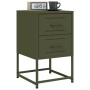 Nachttische, 2 Stück, Olivengrünes Stahl, 36x39x60,5 cm. von , Nachttische - Ref: Foro24-846467, Preis: 94,28 €, Rabatt: %