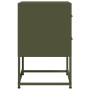 Nachttische, 2 Stück, Olivengrünes Stahl, 36x39x60,5 cm. von , Nachttische - Ref: Foro24-846467, Preis: 94,28 €, Rabatt: %