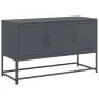TV stand in anthracite gray steel, 100.5x39x60.5 cm by , TV Furniture - Ref: Foro24-846478, Price: 75,98 €, Discount: %
