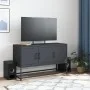TV stand in anthracite gray steel, 100.5x39x60.5 cm by , TV Furniture - Ref: Foro24-846478, Price: 75,98 €, Discount: %
