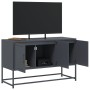 TV-Möbel aus anthrazitgrauem Stahl, 100,5x39x60,5 cm. von , TV-Möbel - Ref: Foro24-846478, Preis: 76,75 €, Rabatt: %