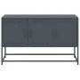 TV stand in anthracite gray steel, 100.5x39x60.5 cm by , TV Furniture - Ref: Foro24-846478, Price: 75,98 €, Discount: %