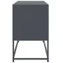 TV stand in anthracite gray steel, 100.5x39x60.5 cm by , TV Furniture - Ref: Foro24-846478, Price: 75,98 €, Discount: %