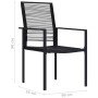 Gartenstühle 2 Einheiten schwarzes PVC-Rattan von vidaXL, Gartenstühle - Ref: Foro24-312171, Preis: 95,30 €, Rabatt: %