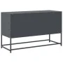 TV stand in anthracite gray steel, 100.5x39x60.5 cm by , TV Furniture - Ref: Foro24-846478, Price: 75,98 €, Discount: %